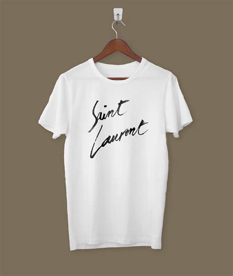 ysl mens tees|YSL tee shirts women's.